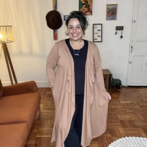 Maxi Cardigan Rosé